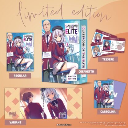 Classroom of the Elite 5 - Light Novel Limited Edition con Box - immagine 2